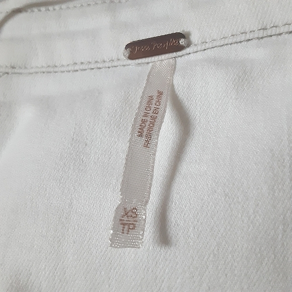 Free People Dynamite white denim shirt dress size XS - Picture 6 of 10